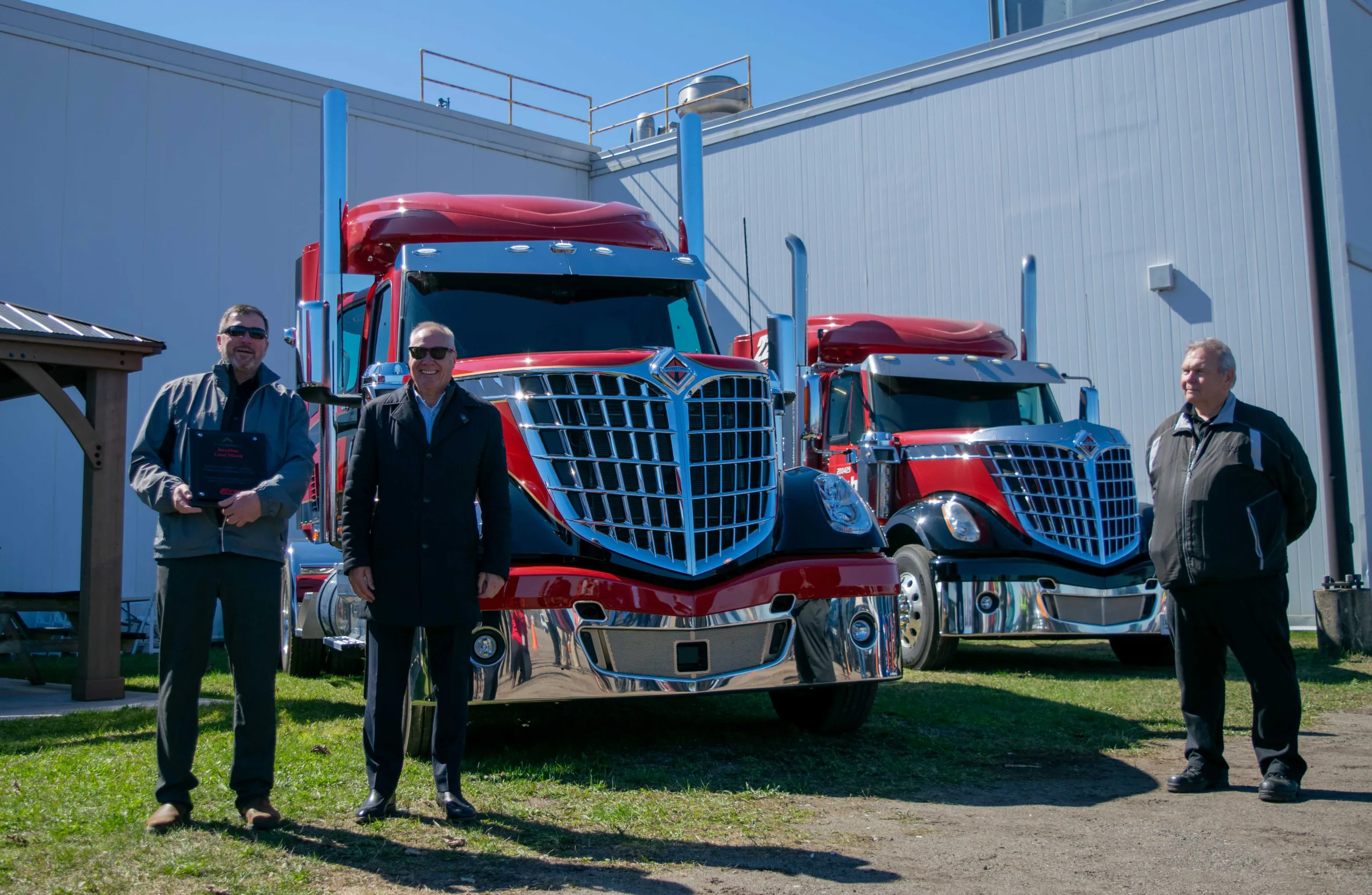 The Erb Group Presented with Last International LoneStar Truck Manufactured